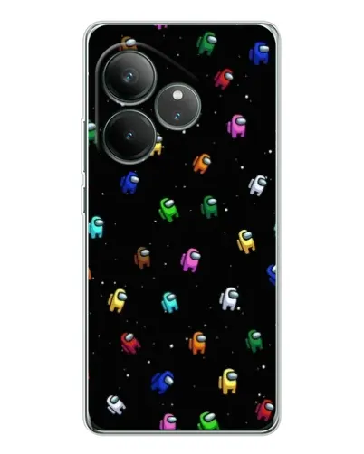 Чехол для Realme GT Neo 7 с картинкой «Экипаж Among Us» Чехол для Realme GT Neo 7 с картинкой «Экипаж Among Us»