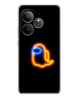 Чехол для Realme GT Neo 7 с картинкой «Among Us неоновое сияние» Чехол для Realme GT Neo 7 с картинкой «Among Us неоновое сияние»