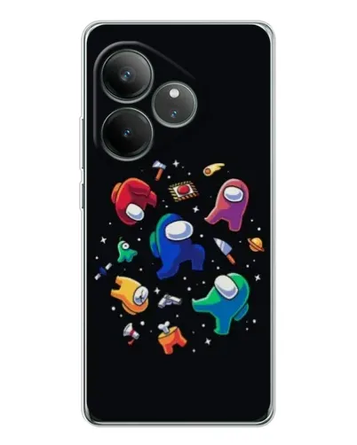 Чехол для Realme GT Neo 7 с картинкой «Among Us космос» Чехол для Realme GT Neo 7 с картинкой «Among Us космос»