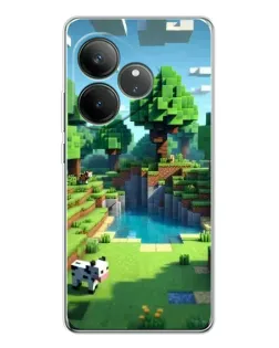 Чехол для Realme GT Neo 7 с картинкой «Minecraft летний день» Чехол для Realme GT Neo 7 с картинкой «Minecraft летний день»