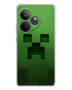 Чехол для Realme GT Neo 7 с картинкой «Крипер микро-дизайн» Чехол для Realme GT Neo 7 с картинкой «Крипер микро-дизайн»