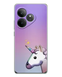 Чехол для Realme GT Neo 7 с картинкой «Единорог градиент»