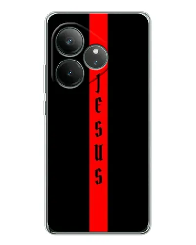 Чехол для Realme GT Neo 7 с картинкой «Красная линия веры»