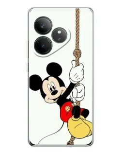 Чехол для Realme GT Neo 7 с картинкой «Mickey на канате»
