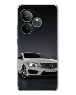 Чехол для Realme GT Neo 7 с картинкой «Mercedes AMG GT Silver» Чехол для Realme GT Neo 7 с картинкой «Mercedes AMG GT Silver»