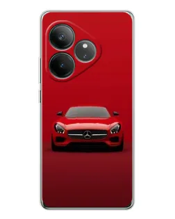 Чехол для Realme GT Neo 7 с картинкой «Красный Mercedes AMG» Чехол для Realme GT Neo 7 с картинкой «Красный Mercedes AMG»