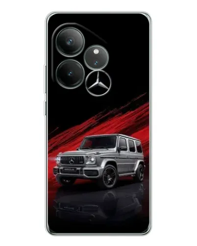 Чехол для Realme GT Neo 7 с картинкой «Mercedes G-Class красный»