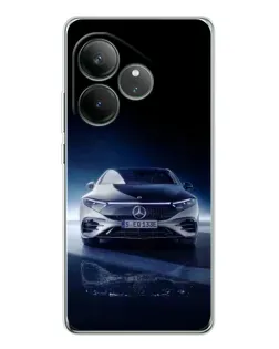Чехол для Realme GT Neo 7 с картинкой «Ночной Mercedes EQ» Чехол для Realme GT Neo 7 с картинкой «Ночной Mercedes EQ»