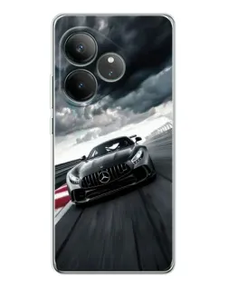 Чехол для Realme GT Neo 7 с картинкой «Гоночный Mercedes AMG» Чехол для Realme GT Neo 7 с картинкой «Гоночный Mercedes AMG»