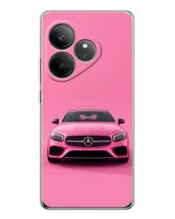 Чехол для Realme GT Neo 7 с картинкой «Розовый Mercedes AMG» Чехол для Realme GT Neo 7 с картинкой «Розовый Mercedes AMG»