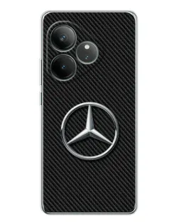 Чехол для Realme GT Neo 7 с картинкой «Карбоновый Mercedes стиль» Чехол для Realme GT Neo 7 с картинкой «Карбоновый Mercedes стиль»