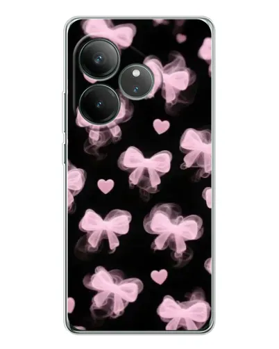 Чехол для Realme GT Neo 7 с картинкой «Геометрия банта»