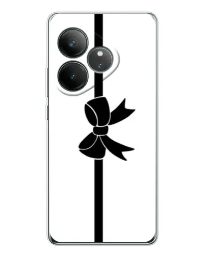 Чехол для Realme GT Neo 7 с картинкой «Вертикальный бант»