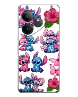 Чехол для Realme GT Neo 7 с картинкой «Стикеры Stitch и Angel» Чехол для Realme GT Neo 7 с картинкой «Стикеры Stitch и Angel»