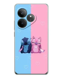 Чехол для Realme GT Neo 7 с картинкой «Stitch и Angel Love» Чехол для Realme GT Neo 7 с картинкой «Stitch и Angel Love»