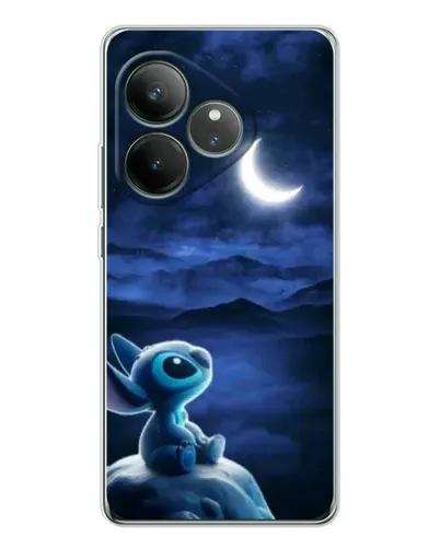 Чехол для Realme GT Neo 7 с картинкой «Лунная ночь Стича»