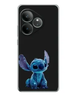 Чехол для Realme GT Neo 7 с картинкой «Стич на черном» Чехол для Realme GT Neo 7 с картинкой «Стич на черном»