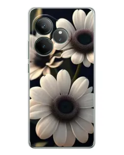 Чехол для Realme GT Neo 7 с картинкой «Белые маргаритки макро» Чехол для Realme GT Neo 7 с картинкой «Белые маргаритки макро»