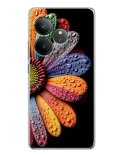 Чехол для Realme GT Neo 7 с картинкой «Радужный цветок» Чехол для Realme GT Neo 7 с картинкой «Радужный цветок»