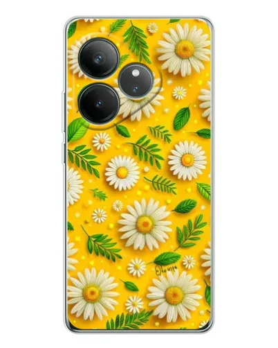 Чехол для Realme GT Neo 7 с картинкой «Ромашковое солнце»