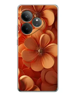 Чехол для Realme GT Neo 7 с картинкой «Оранжевый макро цветок» Чехол для Realme GT Neo 7 с картинкой «Оранжевый макро цветок»