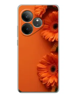Чехол для Realme GT Neo 7 с картинкой «Оранжевые герберы» Чехол для Realme GT Neo 7 с картинкой «Оранжевые герберы»