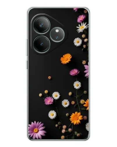 Чехол для Realme GT Neo 7 с картинкой «Цветочная композиция»