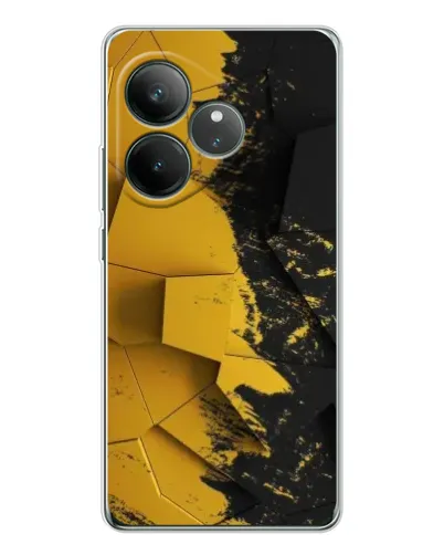 Чехол для Realme GT Neo 7 с картинкой «Золотые осколки геометрии» Чехол для Realme GT Neo 7 с картинкой «Золотые осколки геометрии»