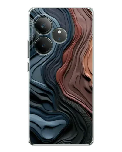 Чехол для Realme GT Neo 7 с картинкой «Цветные волны каньона» Чехол для Realme GT Neo 7 с картинкой «Цветные волны каньона»