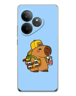 Чехол для Realme GT Neo 7 с картинкой «Капибара на скейте» Чехол для Realme GT Neo 7 с картинкой «Капибара на скейте»