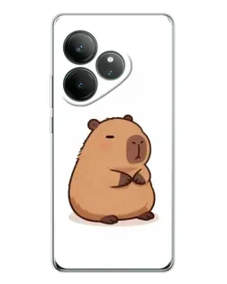 Чехол для Realme GT Neo 7 с картинкой «Толстенькая капибара» Чехол для Realme GT Neo 7 с картинкой «Толстенькая капибара»