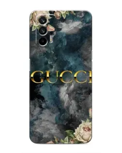 Чохол для Realme GT з картинкою «Абстрактні квіти Gucci»