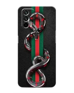 Чохол для Realme GT з картинкою «Gucci — змія на смузі»