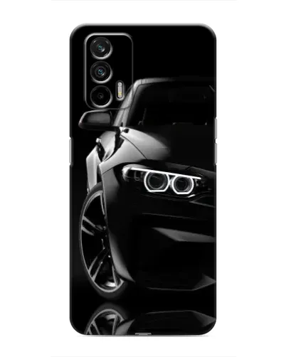 Чехол для Realme GT с картинкой «Черная BMW — профиль» Чехол для Realme GT с картинкой «Черная BMW — профиль»