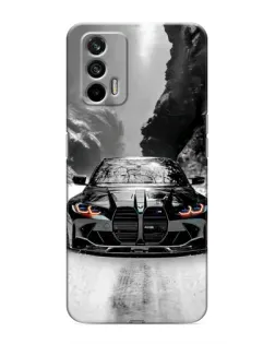 Чехол для Realme GT с картинкой «BMW — акварельный дрифт»