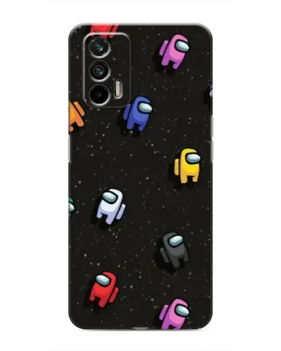 Чехол для Realme GT с картинкой «Космический паттерн Among Us» Чехол для Realme GT с картинкой «Космический паттерн Among Us»