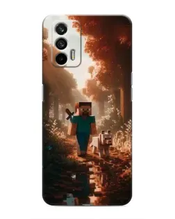Чохол для Realme GT з картинкою «Стів у лісі» Чохол для Realme GT з картинкою «Стів у лісі»