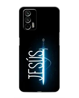 Чехол для Realme GT с картинкой «Меч Духа Jesus»