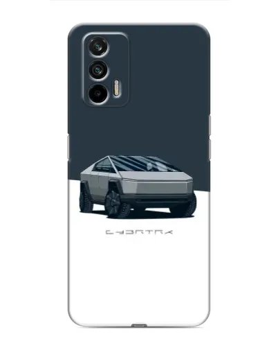 Чехол для Realme GT с картинкой «Серебристый Cybertruck Tesla» Чехол для Realme GT с картинкой «Серебристый Cybertruck Tesla»