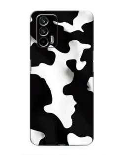 Чехол для Realme GT с картинкой «Черно-белое пятно»