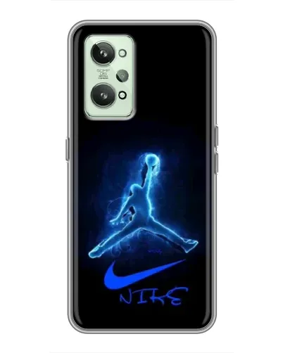 Чехол для Realme GT2 с картинкой «Jordan Neon Blue» Чехол для Realme GT2 с картинкой «Jordan Neon Blue»