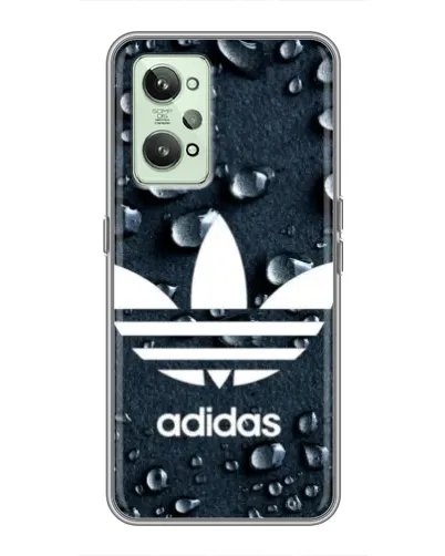 Чехол для Realme GT2 с картинкой «Adidas Trefoil Blue» Чехол для Realme GT2 с картинкой «Adidas Trefoil Blue»