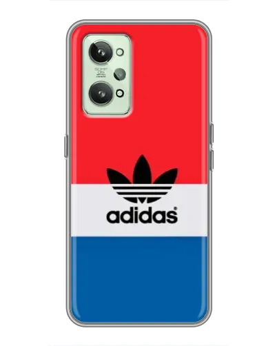 Чехол для Realme GT2 с картинкой «Ретро блоки Adidas» Чехол для Realme GT2 с картинкой «Ретро блоки Adidas»