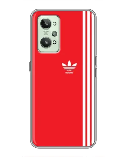Чехол для Realme GT2 с картинкой «Красный минимализм Adidas» Чехол для Realme GT2 с картинкой «Красный минимализм Adidas»
