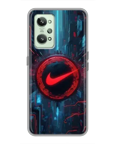 Чехол для Realme GT2 с картинкой «Техногенный стиль Nike» Чехол для Realme GT2 с картинкой «Техногенный стиль Nike»