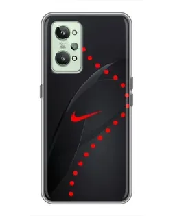 Чехол для Realme GT2 с картинкой «Абстрактный дизайн Nike»