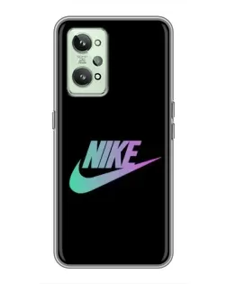 Чехол для Realme GT2 с картинкой «Nike — городская ночь»