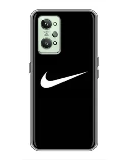 Чехол для Realme GT2 с картинкой «Минималистический Найк» Чехол для Realme GT2 с картинкой «Минималистический Найк»