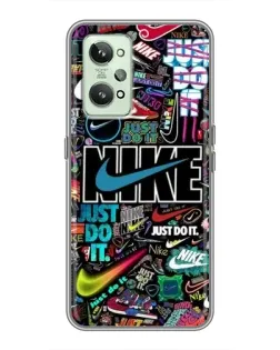 Чехол для Realme GT2 с картинкой «Яркий коллаж Nike» Чехол для Realme GT2 с картинкой «Яркий коллаж Nike»