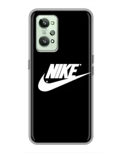 Чехол для Realme GT2 с картинкой «Мазки краски Nike» Чехол для Realme GT2 с картинкой «Мазки краски Nike»